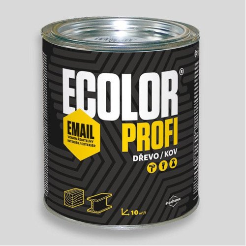 Краска для Дерева и Металла ⭐ водорастворимая Эмаль ECOLOR PROFI (матовая) ✅ Акриловая краска - водная основа