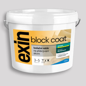 Фарба для ізоляції плям та забруднень  EXIN Block Coat ⭐ ЧЕСЬКИЙ ПРОДУКТ