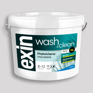Фарба стійка до миття EXIN WASH&CLEAN вінілова дисперсійна ТОП якості