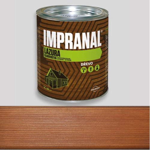 Лак для дерева ⭐ НА ВОДНОЙ ОСНОВЕ - IMPRANAL (каштан)  