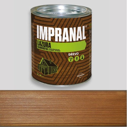 Лак для дерева ⭐ НА ВОДНОЙ ОСНОВЕ - IMPRANAL (золотой дуб)  