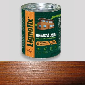 Стойкая лазурь для дерева Lignofix (коричневая)